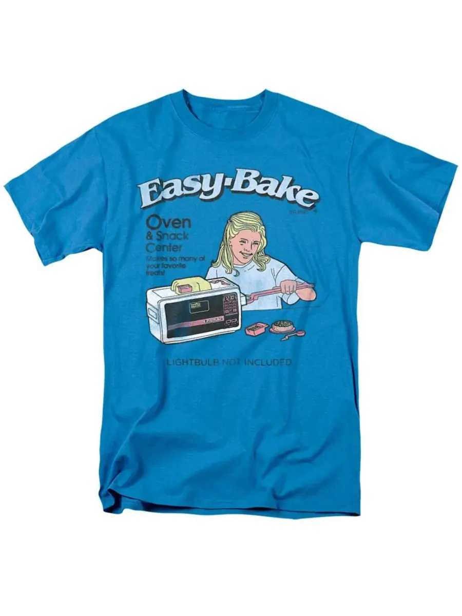 Футболка хлопковая с принтом Easy Bake Logovision — изображение 1 из 3, бирюзовый