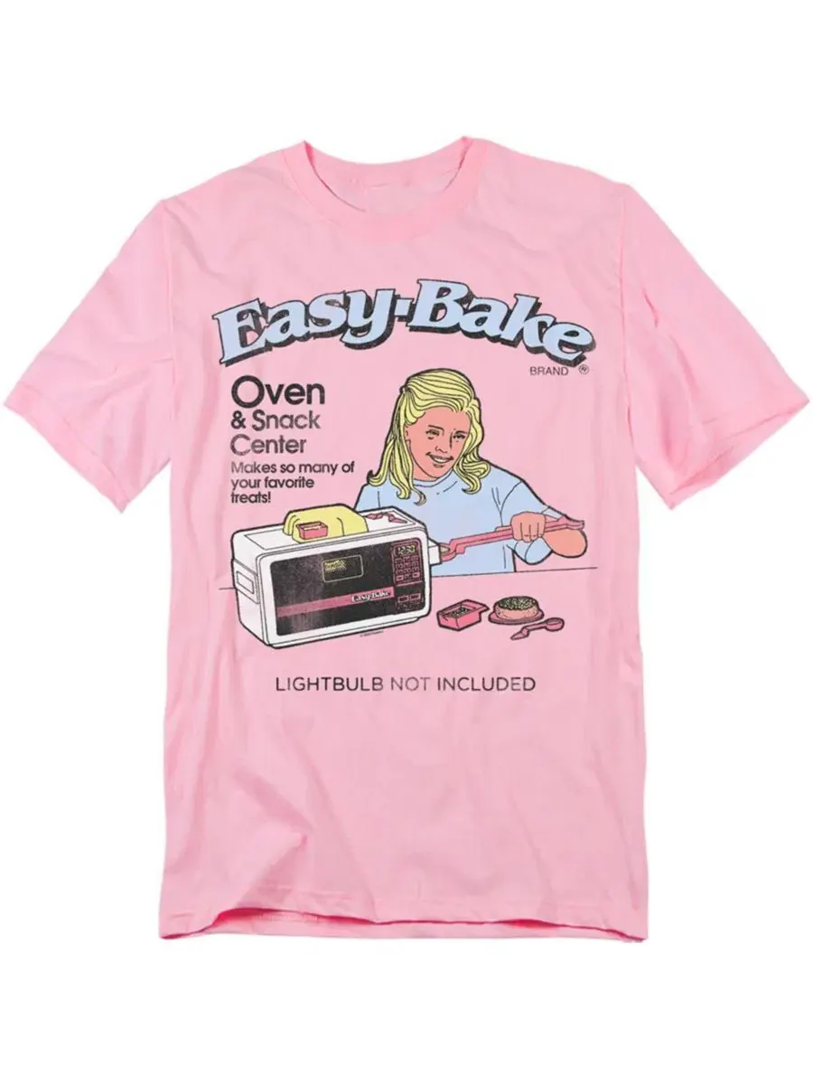 Футболка с принтом Easy Bake Logovision — изображение 1 из 3, розовый