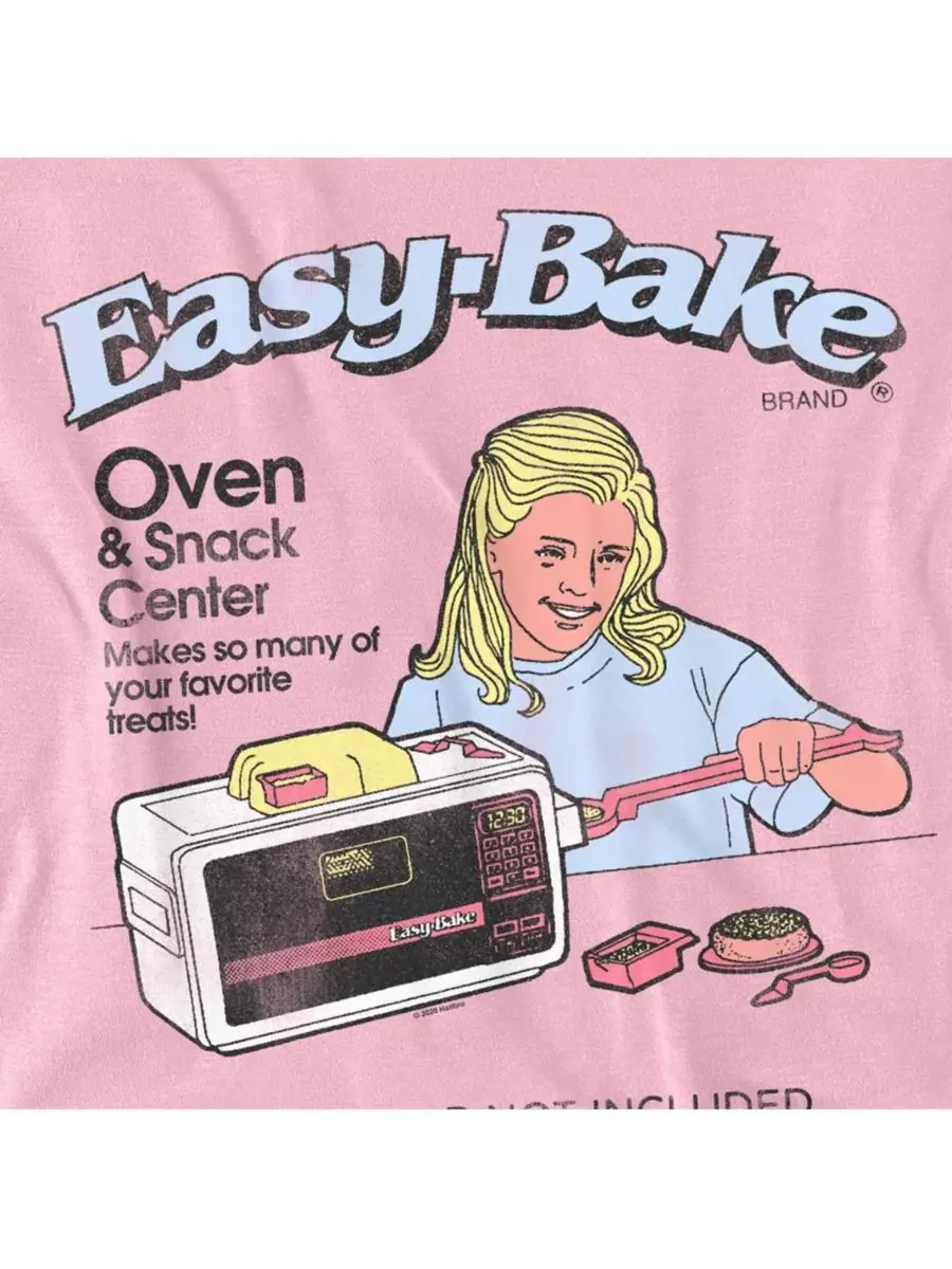 Футболка с принтом Easy Bake Logovision — изображение 3 из 3, розовый