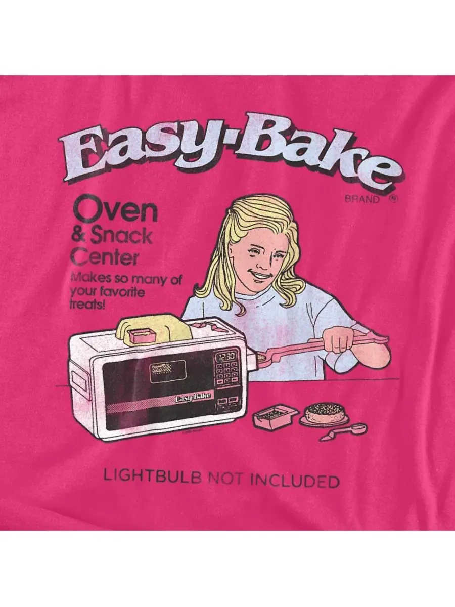 Футболка с принтом Easy Bake Logovision — изображение 2 из 3, розовый