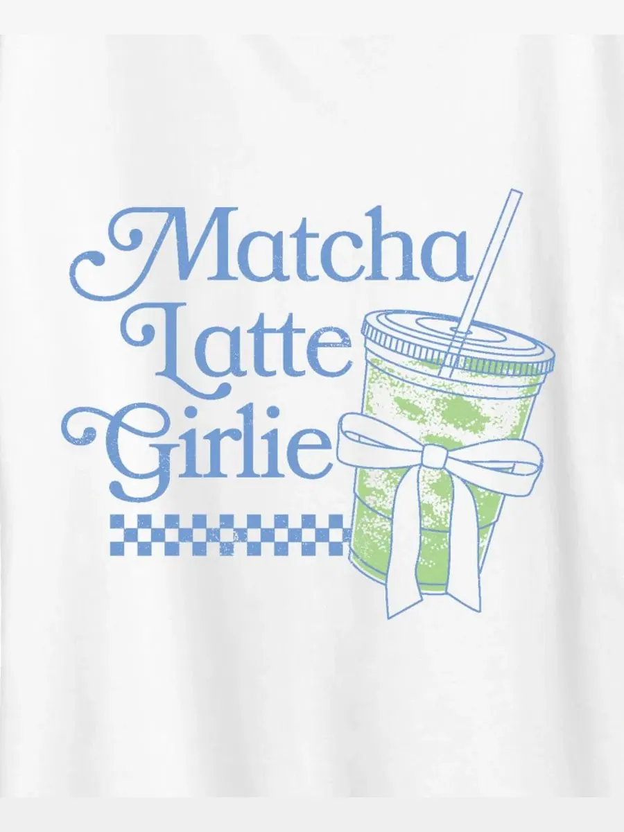 Футболка с принтом Matcha Latte Hybrid Apparel — изображение 3 из 3, белый