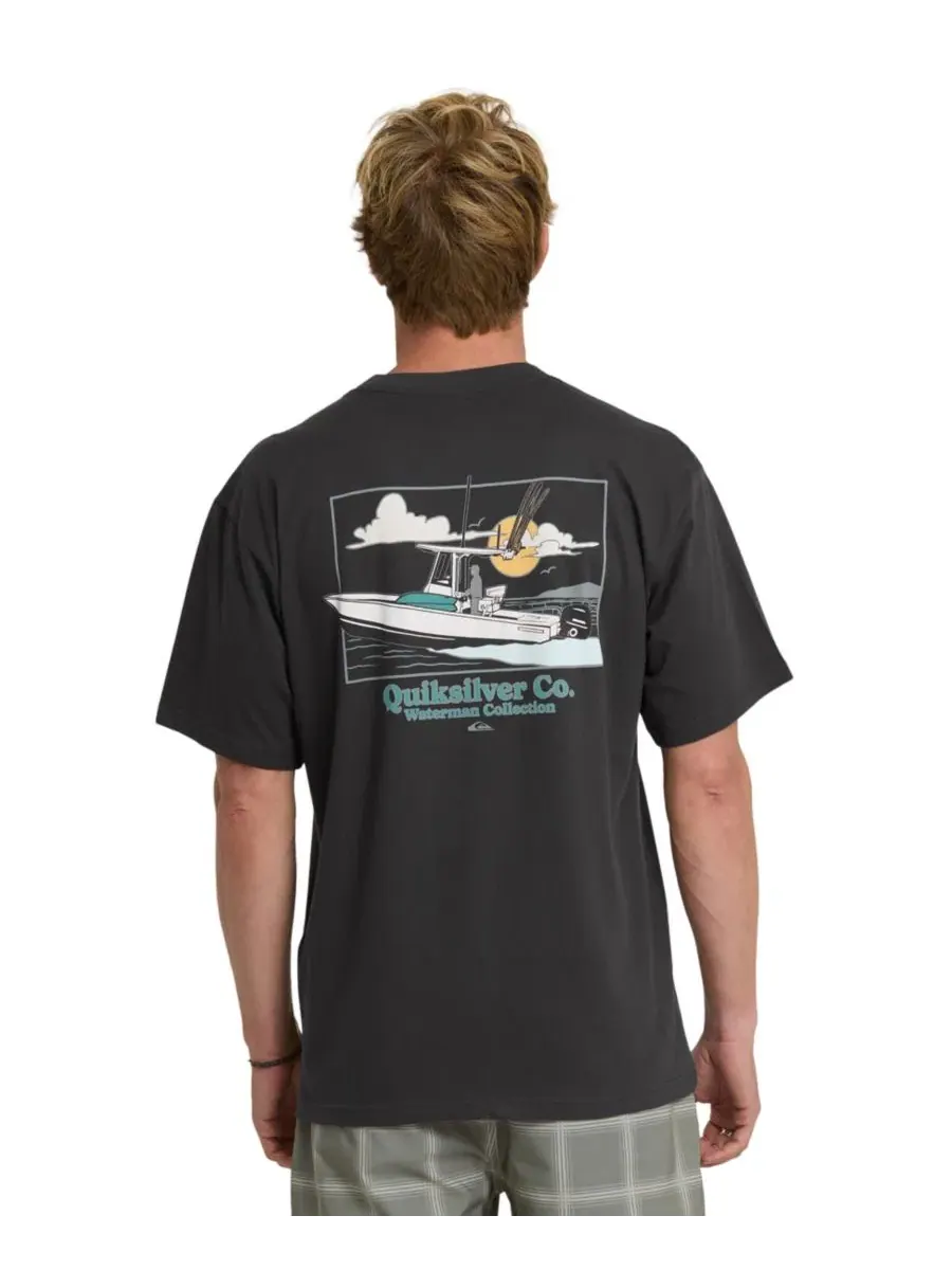 Футболка с коротким рукавом Seabound Quiksilver Waterman — изображение 1 из 3, фантомный