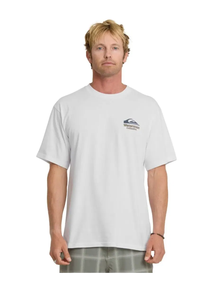 Мужская футболка с коротким рукавом Seabound Quiksilver Waterman — изображение 2 из 3, белый