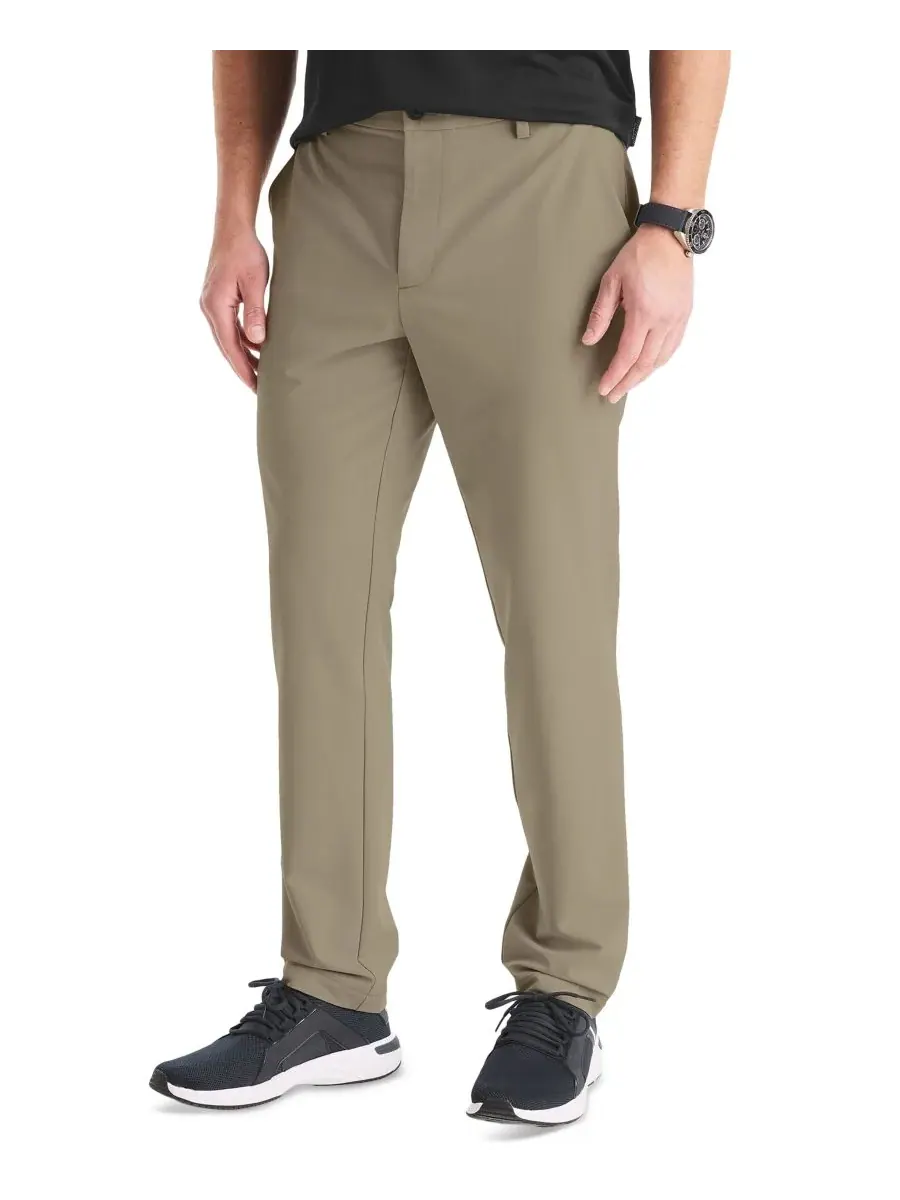 Мужские спортивные брюки Signature Slim-Fit с плоским передним краем Nautica, Twill Chino — изображение 1 из 4