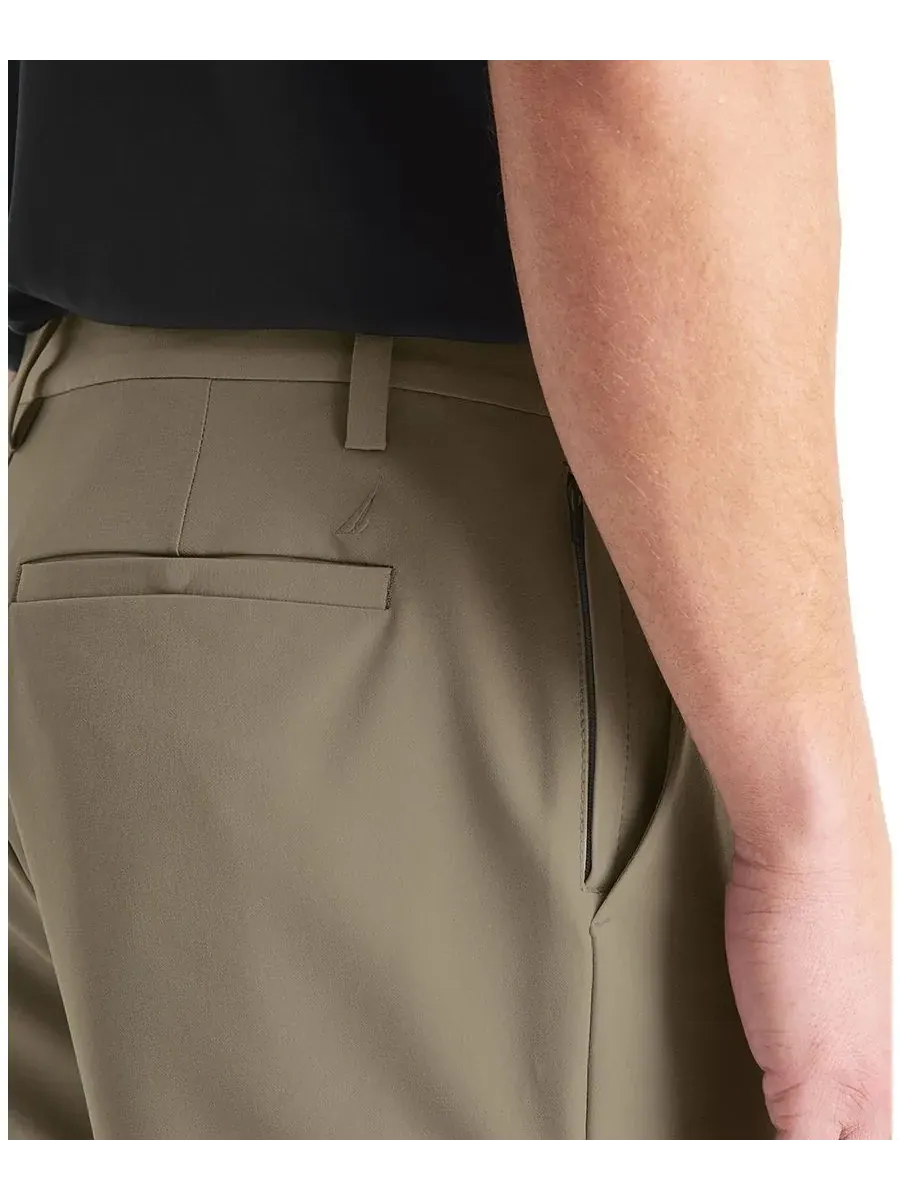 Мужские спортивные брюки Signature Slim-Fit с плоским передним краем Nautica, Twill Chino — изображение 3 из 4