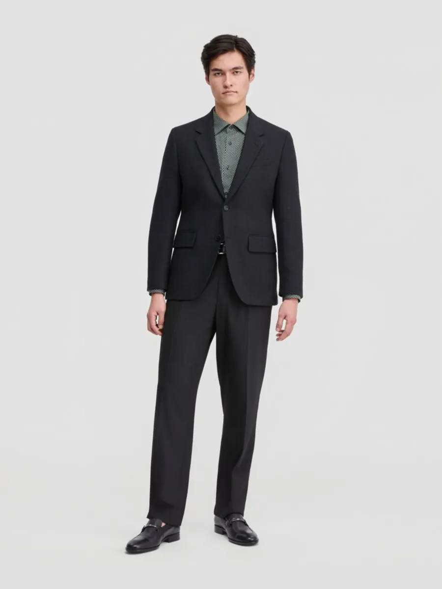 Мужской спортивный пиджак современного кроя Hugo Boss — изображение 4 из 4, черный