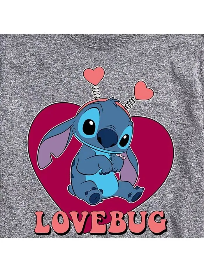 Мужская футболка с коротким рукавом Lilo and Stitch AIRWAVES — изображение 3 из 3, серый