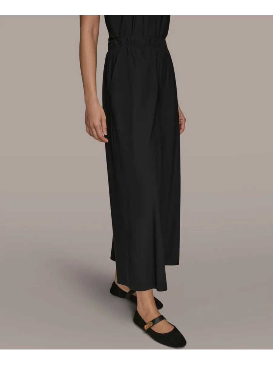 Женские брюки средней посадки до щиколотки Donna Karan Weekend — изображение 3 из 5, черный