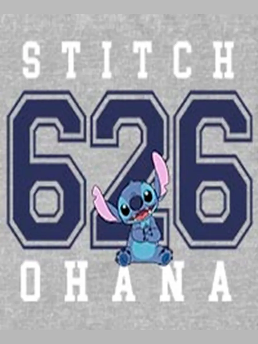 Мужская футболка с коротким рукавом Stitch Ohana Lilo Stitch — изображение 3 из 3, приглушенный