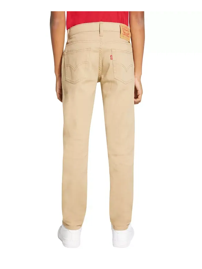 Брюки чинос Big Boys 502 Regular Taper Fit из хлопкового твила Levi's — изображение 2 из 7, золотистый