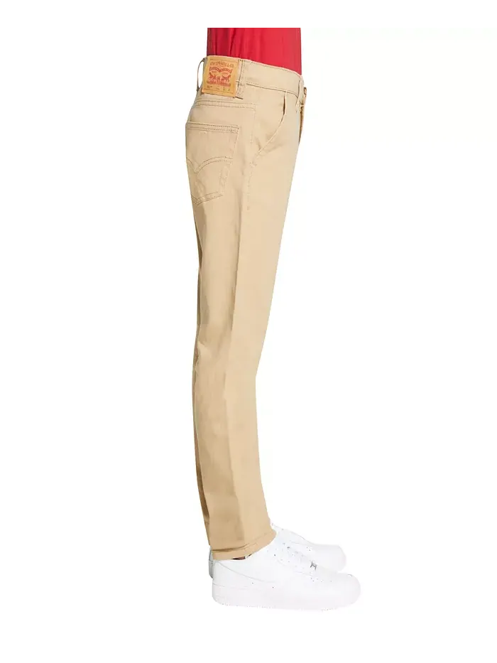 Брюки чинос Big Boys 502 Regular Taper Fit из хлопкового твила Levi's — изображение 3 из 7, золотистый