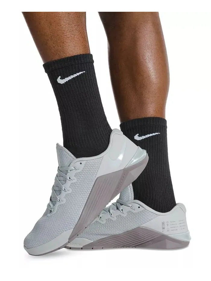 Унисекс повседневные мягкие тренировочные носки (6 пар) Nike — изображение 3 из 4, черный