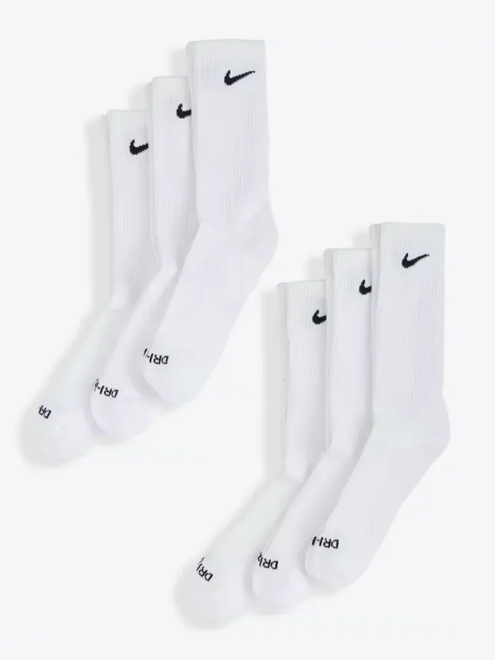 Унисекс повседневные усиленные тренировочные носки Crew 6 пар Nike — изображение 6 из 7, мульти