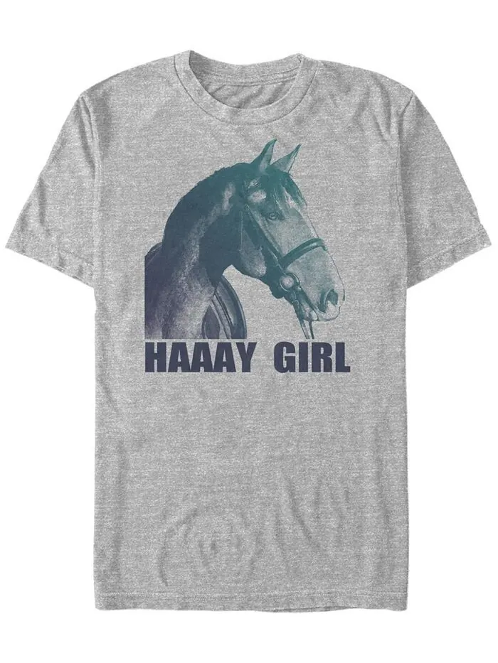 Мужская футболка Haaay Girl Horse с короткими рукавами и круглым вырезом Fifth Sun — изображение 1 из 1, приглушенный