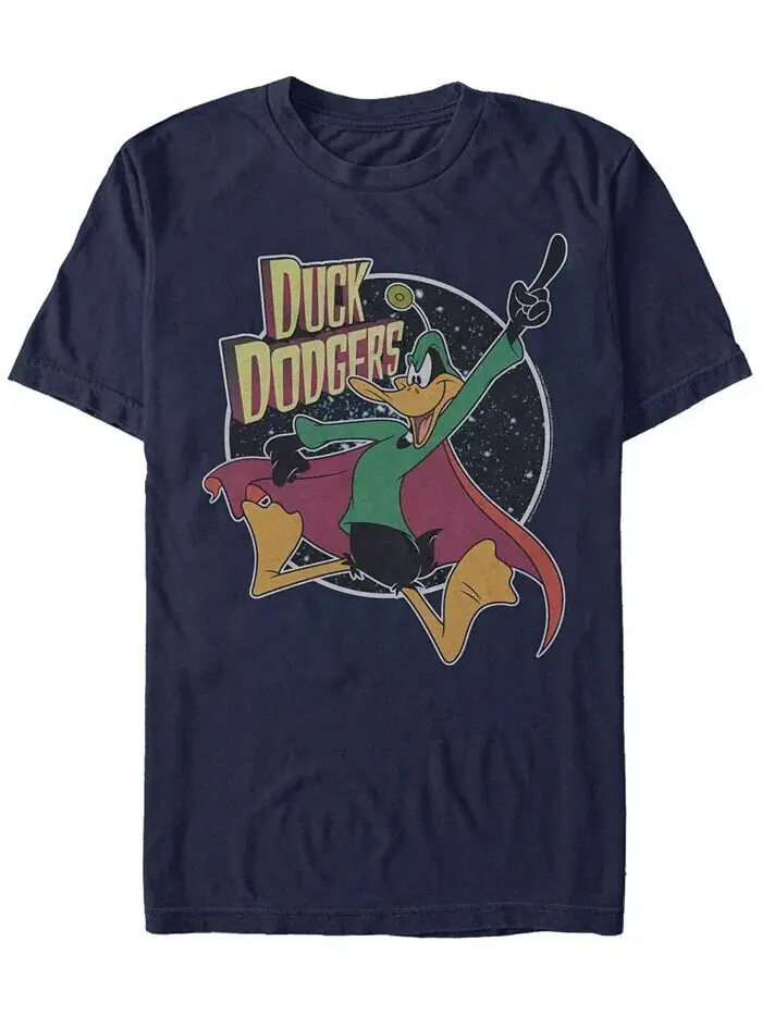 Мужская футболка с коротким рукавом Looney Tunes Daffy Duck Dodgers Fifth Sun — изображение 1 из 1