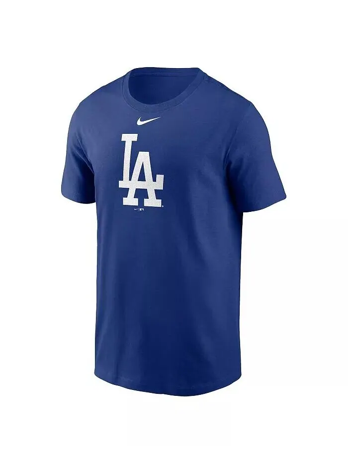 Футболка мужская Royal Los Angeles Dodgers Fuse Logo Nike — изображение 3 из 3