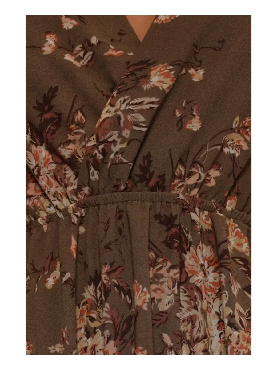 Женское макси-платье Anisa Petal and Pup, оливковый floral — изображение 7 из 7, зеленый