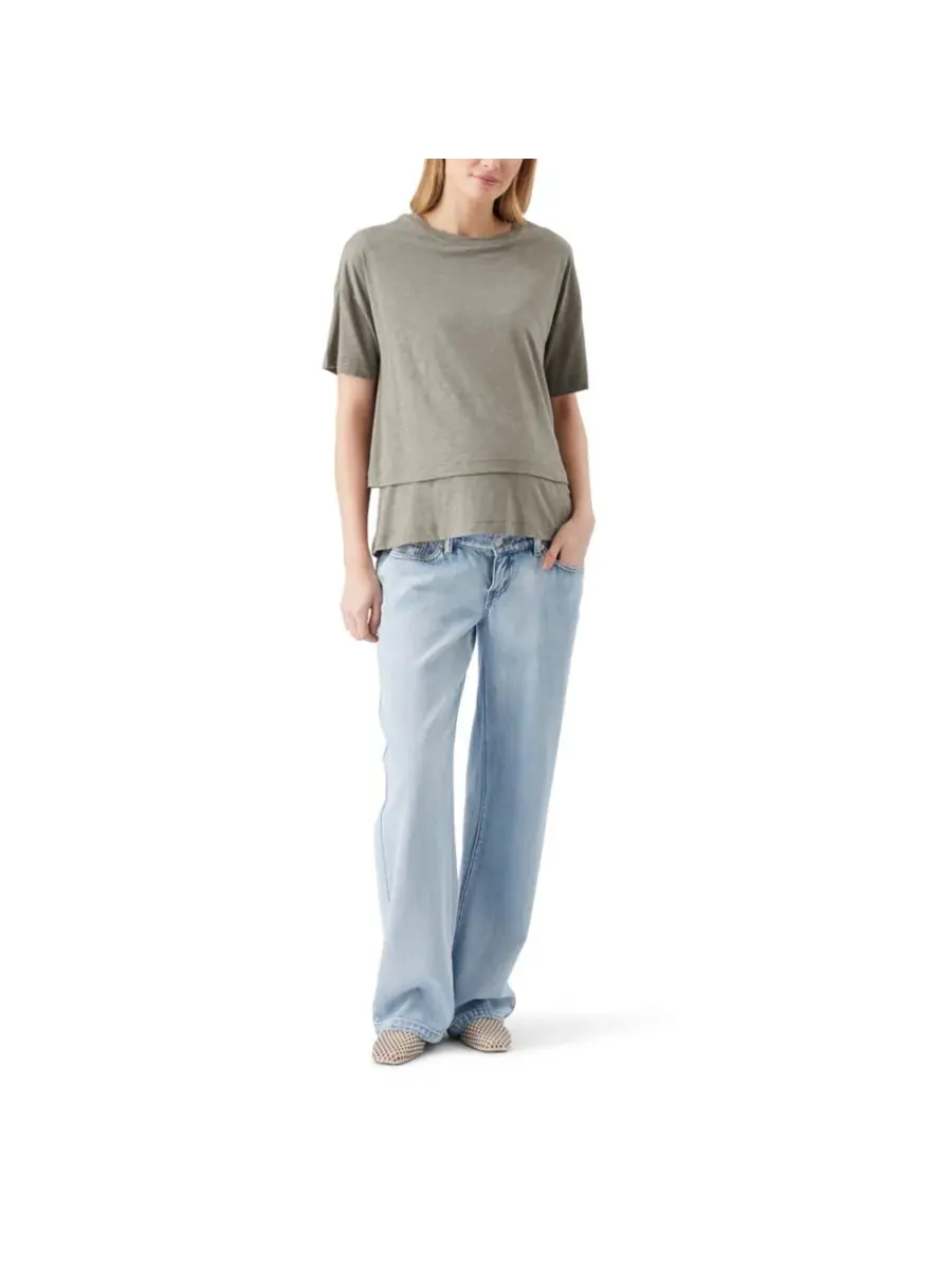 Ripe Maternity Клод Нерсинг Ти Мосс — изображение 3 из 5, мох