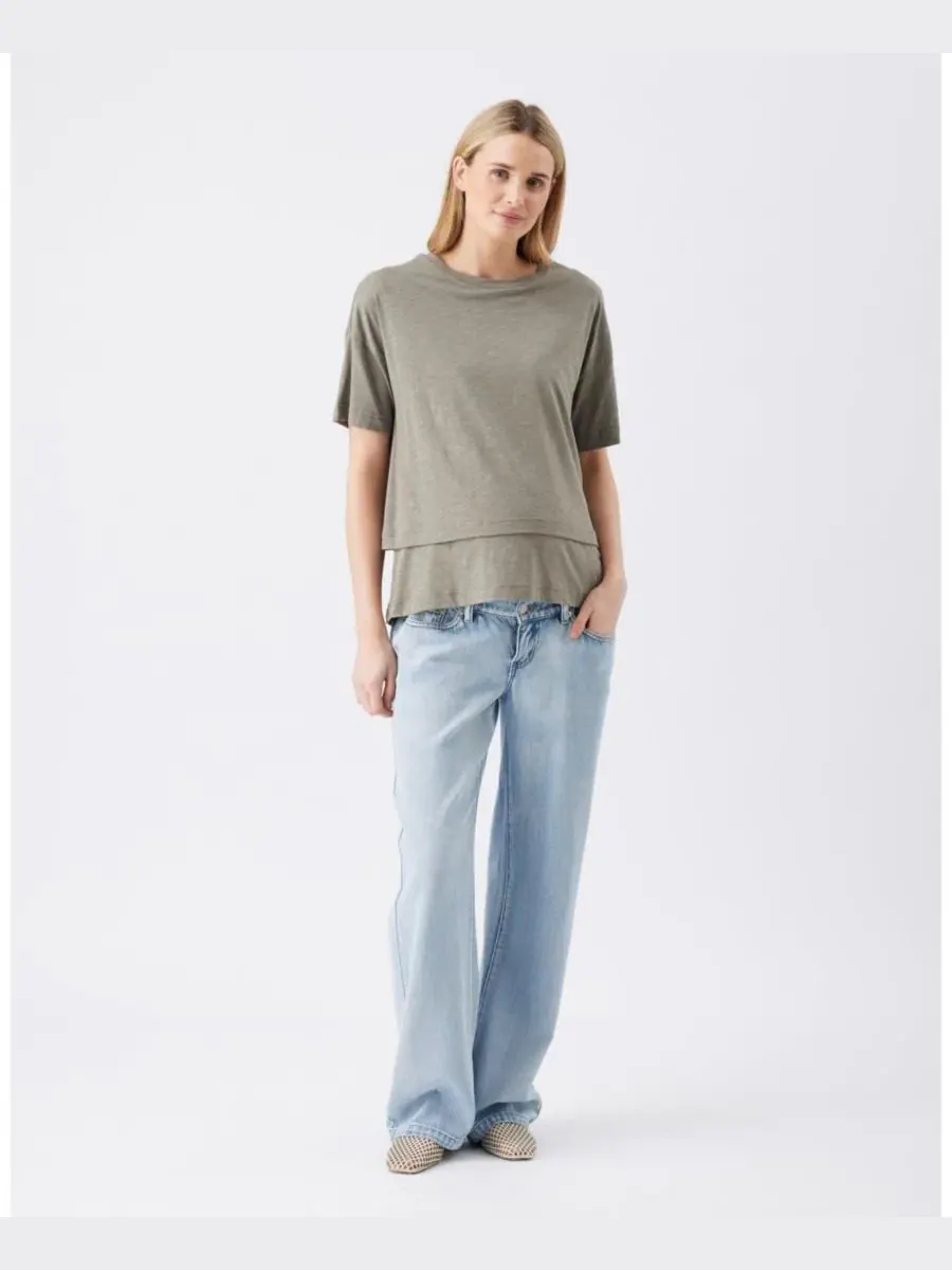 Ripe Maternity Клод Нерсинг Ти Мосс — изображение 4 из 5, мох