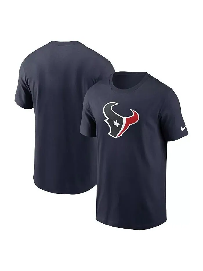 Мужская темно-синяя футболка с логотипом Houston Texans Fan Gear Primary Nike — изображение 1 из 3, темно-синий