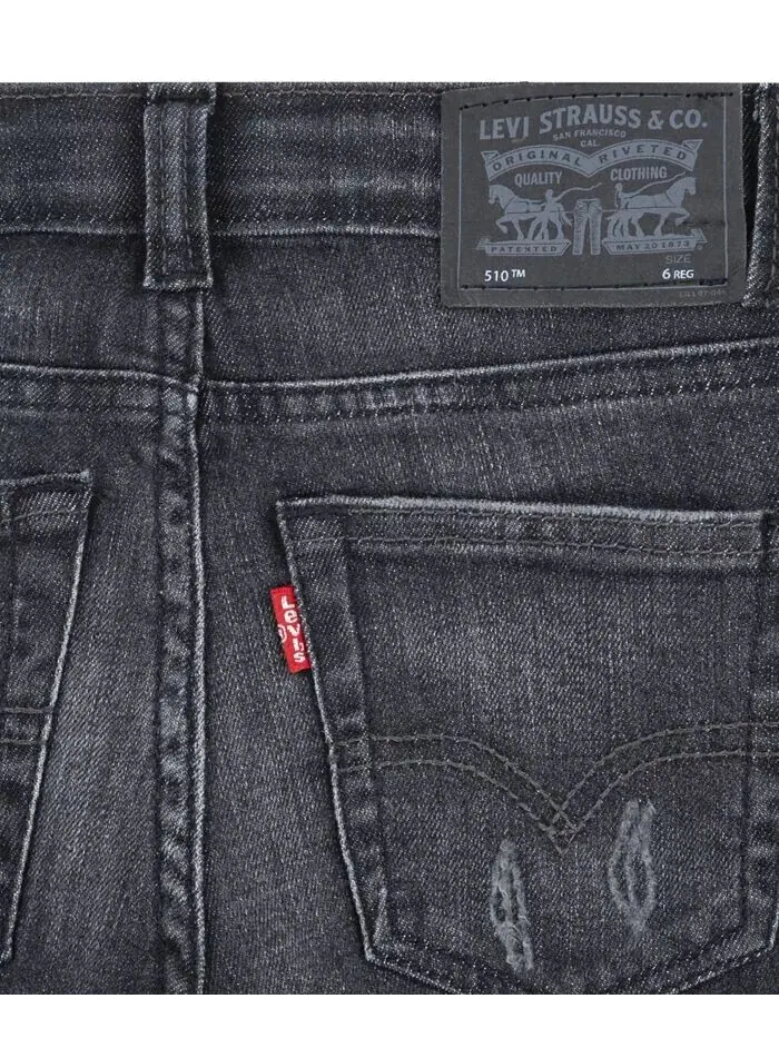 Джинсы скинни Little Boys 510 на каждый день Levi'S — изображение 11 из 14, черный