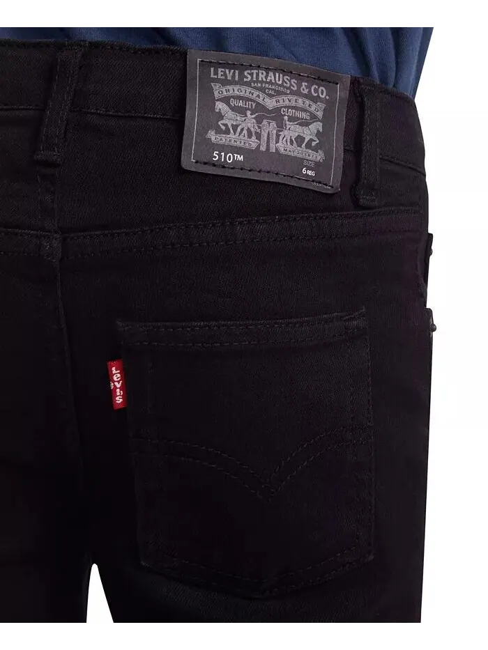 Джинсы скинни Little Boys 510 на каждый день Levi'S — изображение 5 из 14, черный