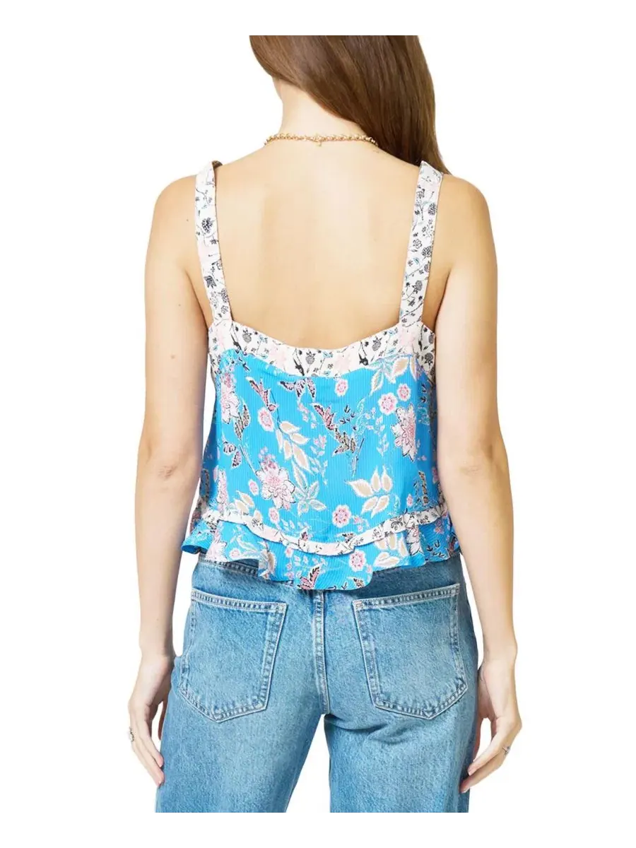 Женская майка-топ Maisie Babydoll Tank Central Park West — изображение 3 из 3, синий