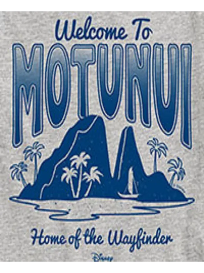 Футболка с принтом Motunui для мальчиков старшего возраста Moana — изображение 3 из 3, серый