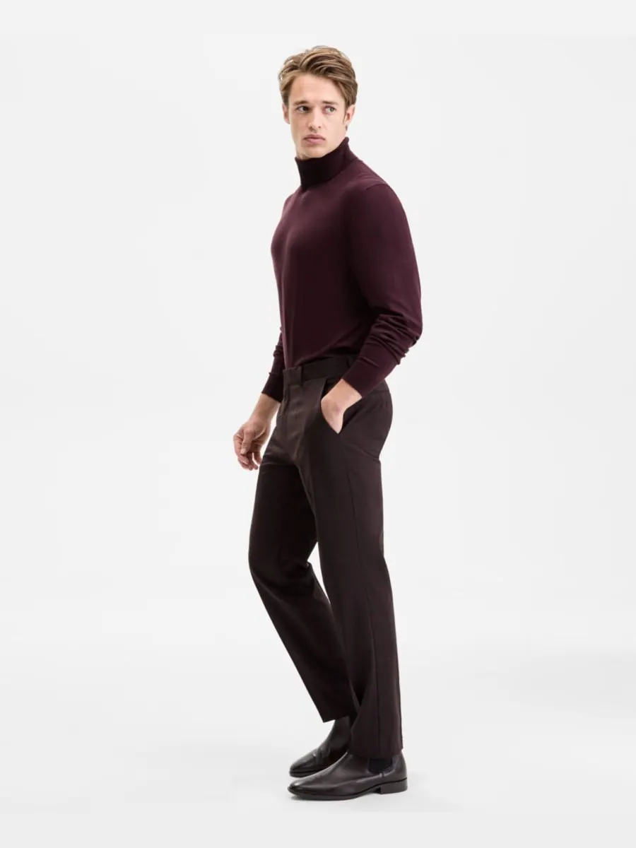Мужские клетчатые брюки современного кроя Hugo Boss — 2