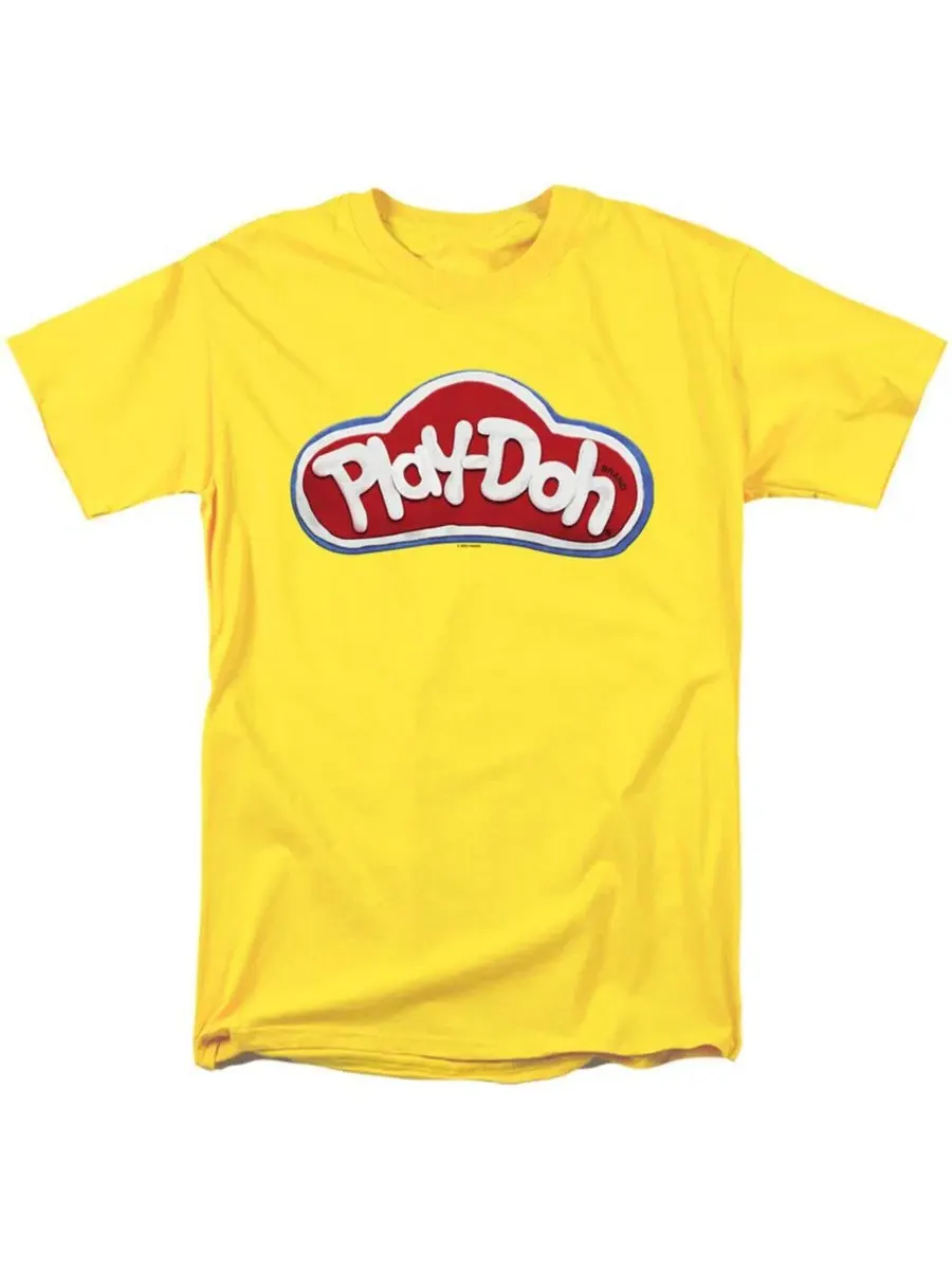 Футболка с принтом Play-Doh Logo Hasbro+ — изображение 1 из 3, желтый