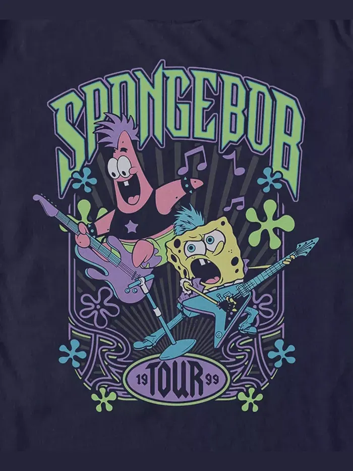 Мужская футболка Sponge Rock с коротким рукавом Fifth Sun — изображение 3 из 3, темно-синий
