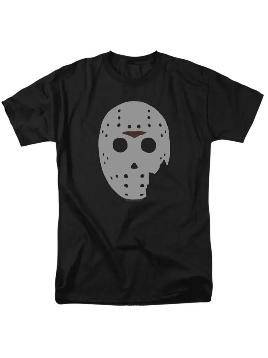 Футболка с изображением маски Джейсона больших размеров Friday The 13th — изображение 1 из 3, черный