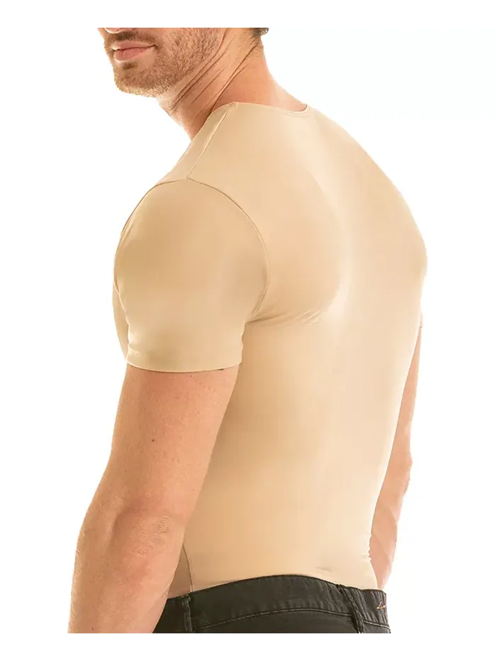 Мужские футболки с V-образным вырезом Insta Slim 3 Pack Compression, короткий рукав, размеры Big & — изображение 2 из 4
