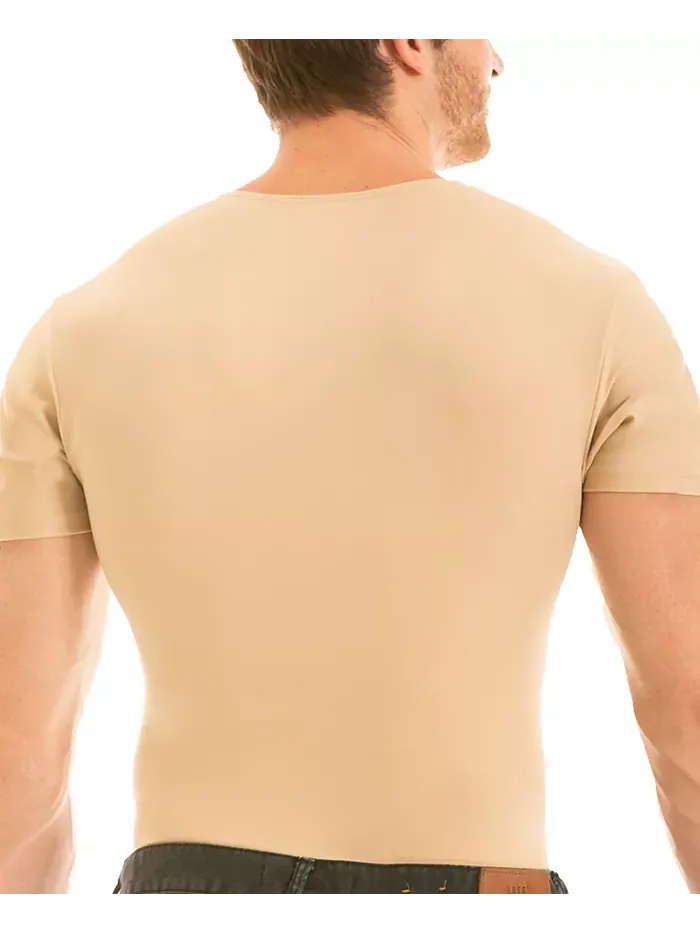 Мужские футболки с V-образным вырезом Insta Slim 3 Pack Compression, короткий рукав, размеры Big & — изображение 3 из 4