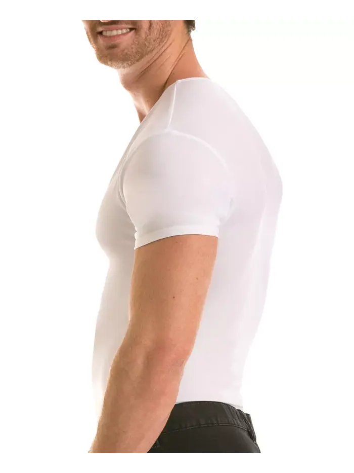 Мужские футболки с V-образным вырезом Insta Slim 3 Pack Compression, короткий рукав, размеры Big & — изображение 2 из 4
