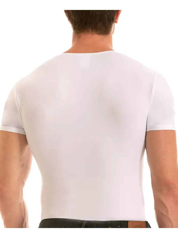 Мужские футболки с V-образным вырезом Insta Slim 3 Pack Compression, короткий рукав, размеры Big & — изображение 3 из 4