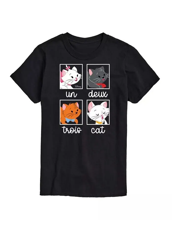 Hybrid Apparel Мужская футболка с коротким рукавом The Aristocats AIRWAVES — изображение 1 из 3, черный