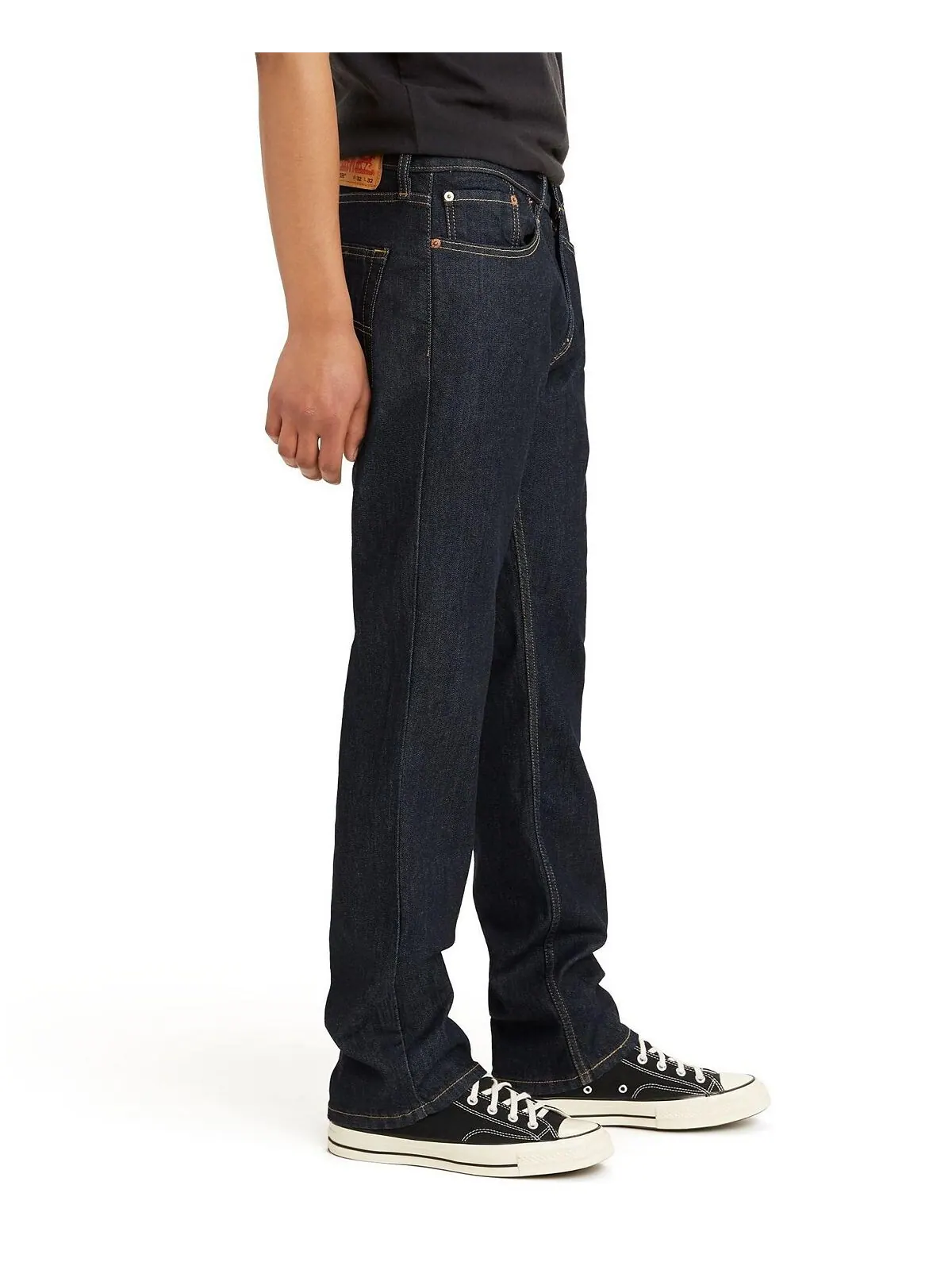 Мужские эластичные джинсы Levi's 559™ прямого кроя — изображение 3 из 5, тёмно-синий