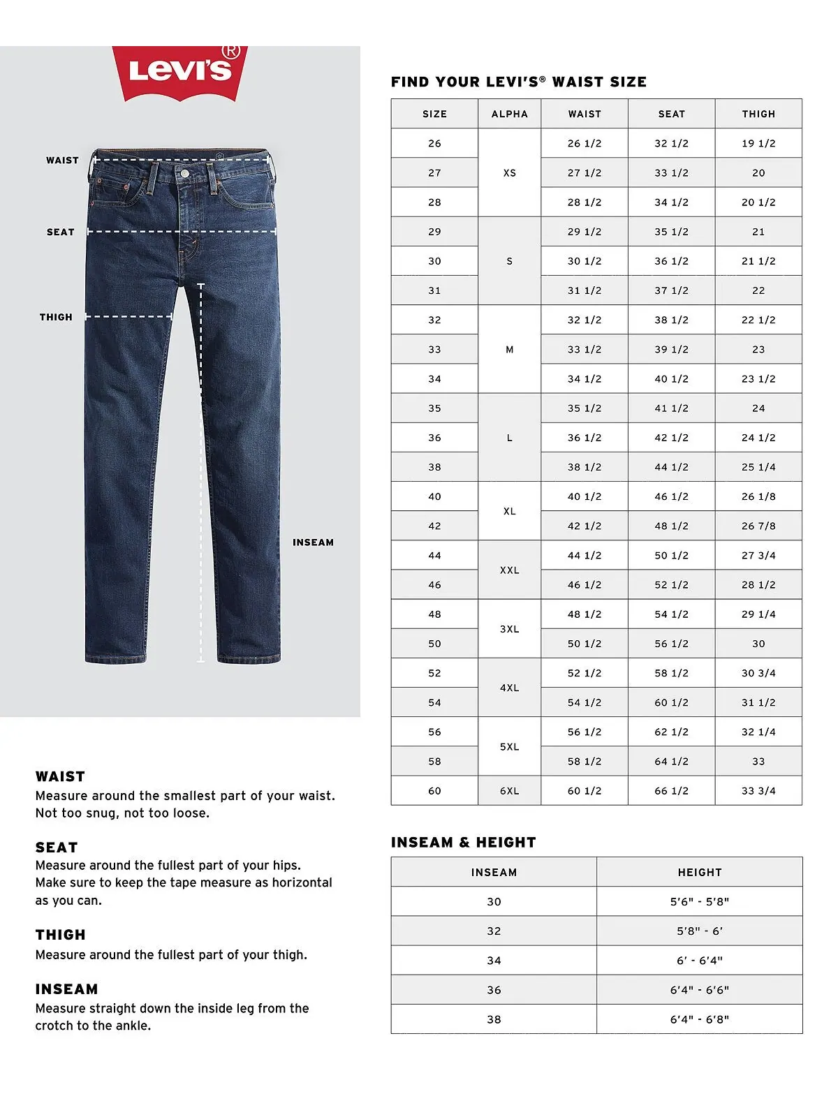 Мужские эластичные джинсы Levi's 559™ прямого кроя — изображение 5 из 5, тёмно-синий