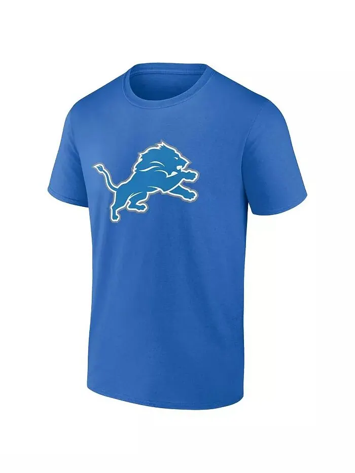 Мужская футболка с именем и номером игрока Aidan Hutchinson Blue Detroit Lions Fanatics — изображение 2 из 4