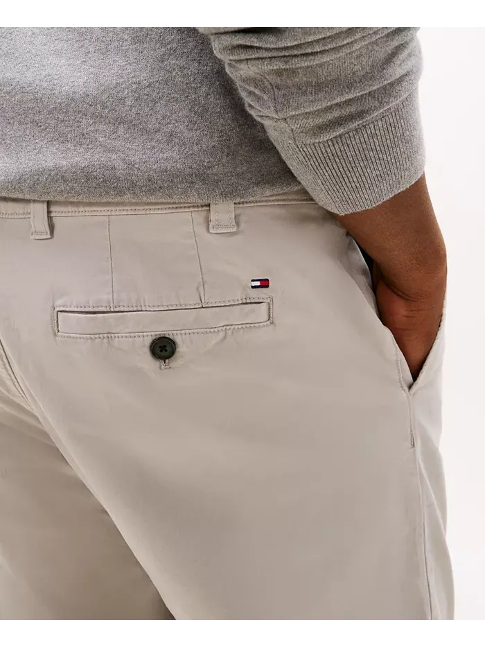 Мужские удобные брюки-чиносы TH Flex Stretch Custom-Fit больших размеров Tommy Hilfiger — изображение 3 из 5, бежевый