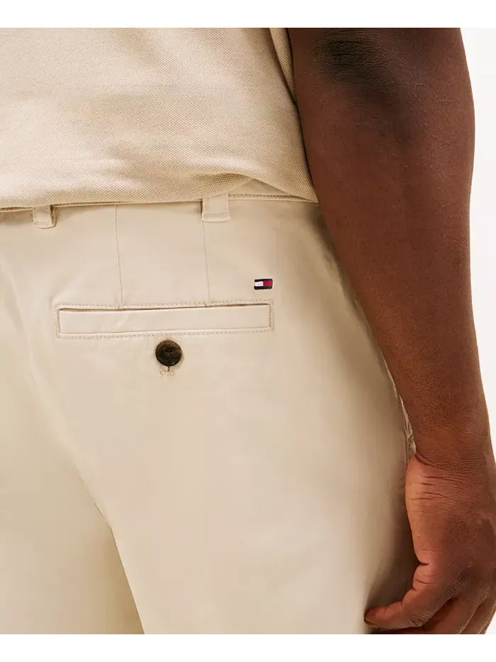 Мужские удобные брюки-чиносы TH Flex Stretch Custom-Fit больших размеров Tommy Hilfiger — изображение 3 из 5, песочный хаки