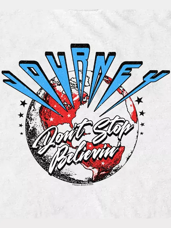 Мужская футболка с коротким рукавом Don't Stop Tour Fifth Sun — изображение 3 из 3, белый