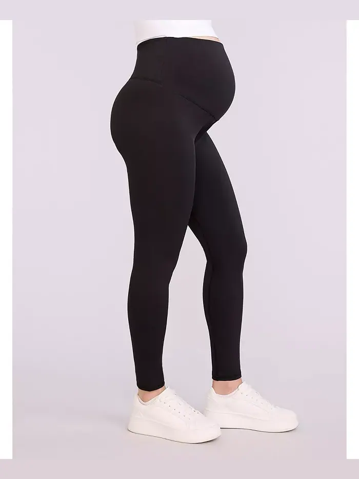 Леггинсы для беременных Active Over the Belly - Motherhood Maternity — изображение 3 из 5, черный