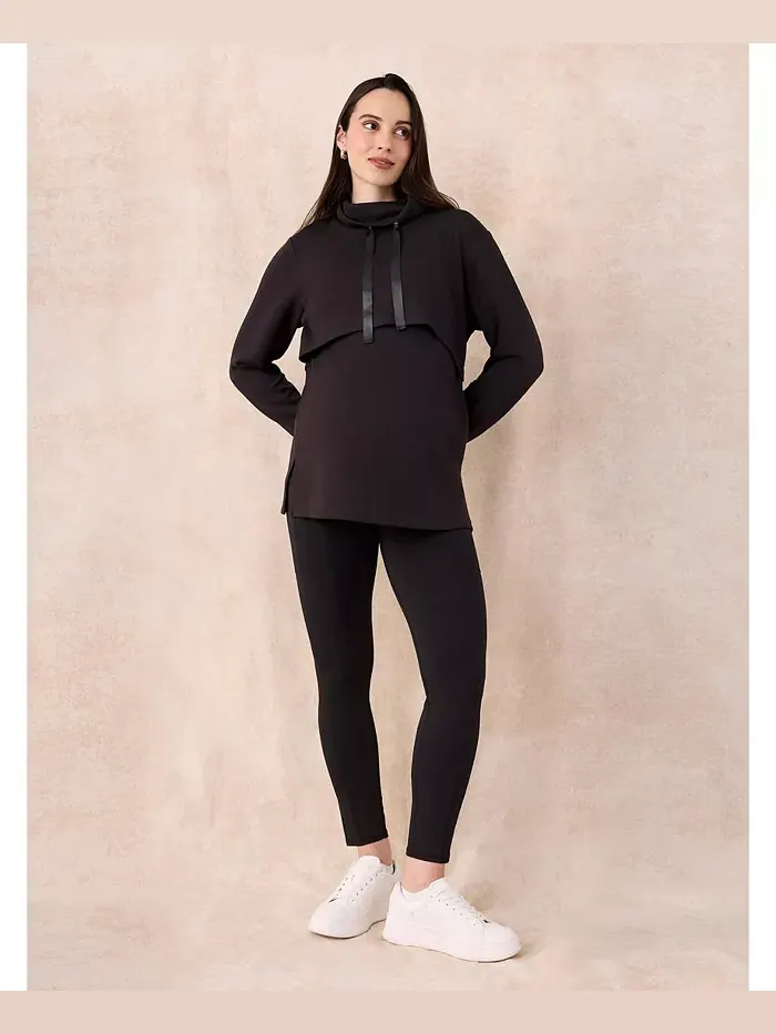 Леггинсы для беременных Active Over the Belly - Motherhood Maternity — изображение 5 из 5, черный