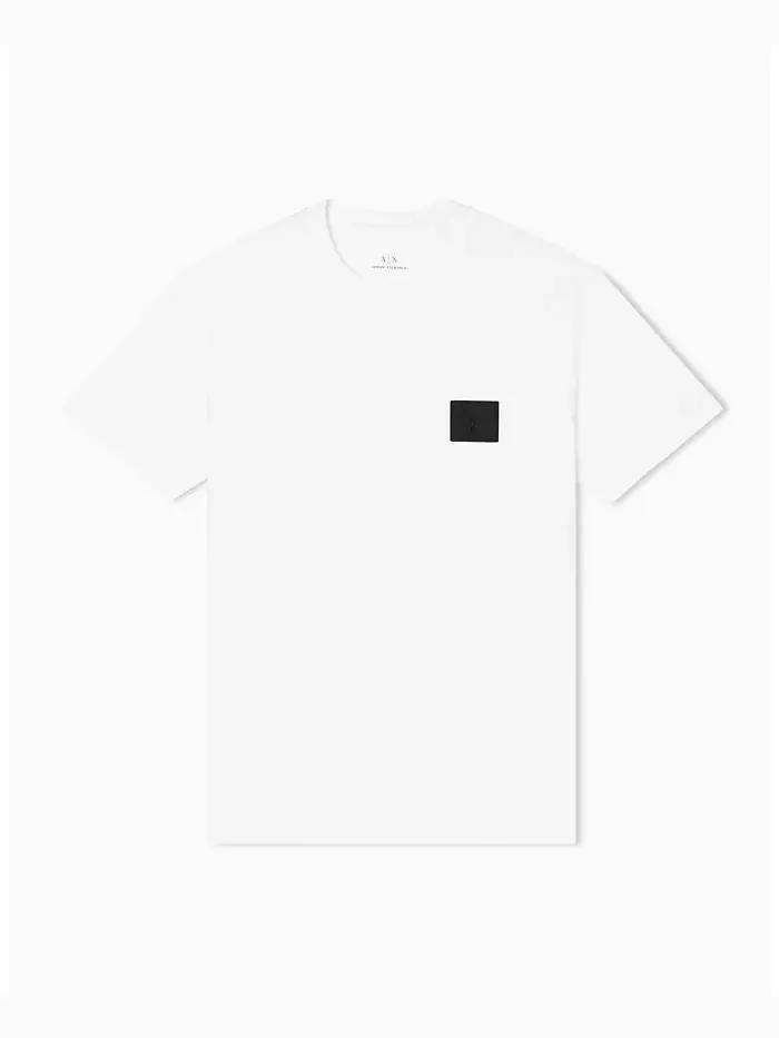 Мужская футболка Grid Box Top Chest A|X Armani Exchange — изображение 5 из 5, бежевый/бежевый