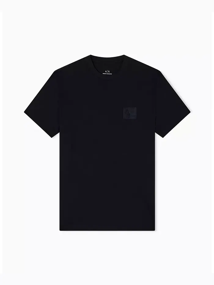Мужская футболка Grid Box Top Chest A|X Armani Exchange — изображение 5 из 5, черный