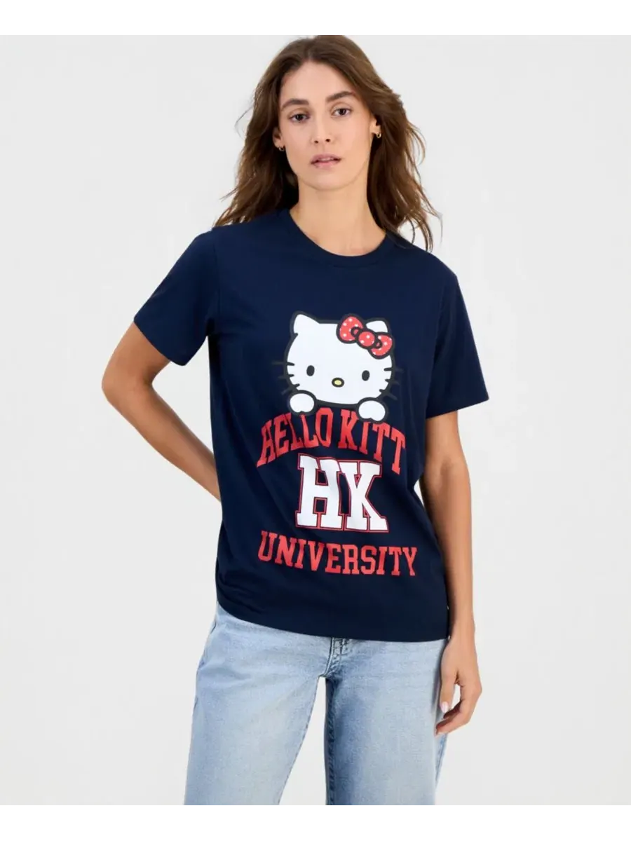 Футболка Hello Kitty University с коротким рукавом Grayson Threads, The Label