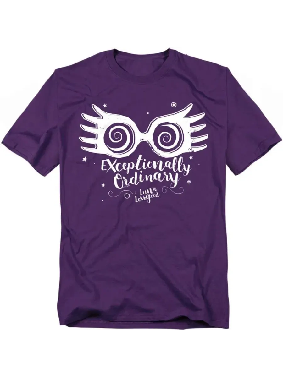 Футболка с длинным рукавом Luna Lovegood Exceptionally Ordinary T Shirt Harry Potter — изображение 1 из 3, фиолетовый