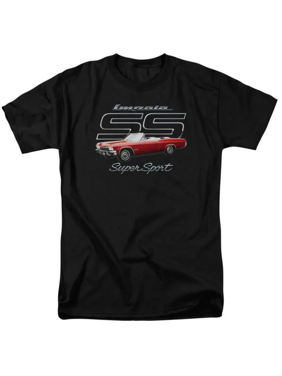 Футболка с принтом Chevrolet Impala Ss Logovision — изображение 1 из 3, черный